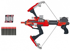 Мегабластер арбалет в наборе с 10 мягкими снарядами и 4 большими пулями (ABtoys, PT-00812)